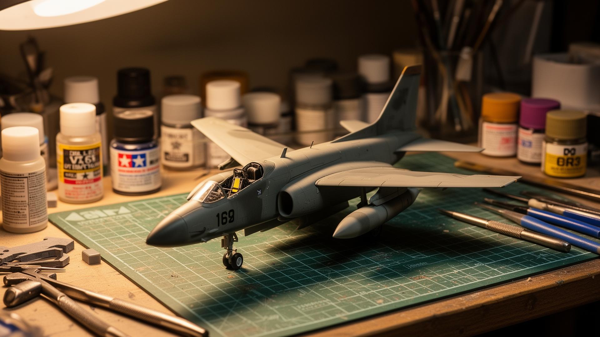 Plastic model kit aircraft